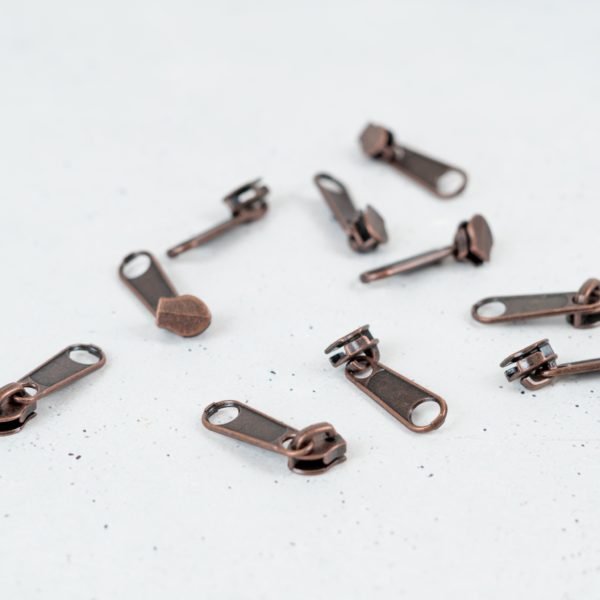 Zipper lose kupfer-antik 3mm