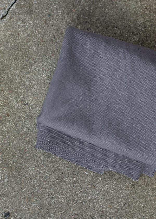 Heavy Washed Canvas (pewter)