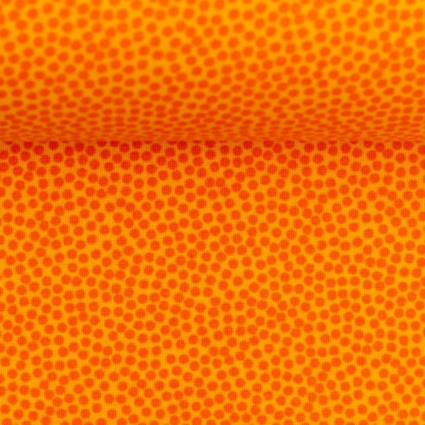 Baumwolle Dotty kleine Punkte orange