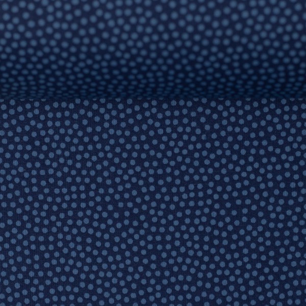 Baumwolle Dotty kleine Punkte dunkelblau