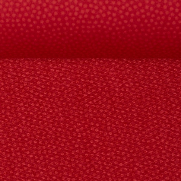 Baumwolle Dotty kleine Punkte rot