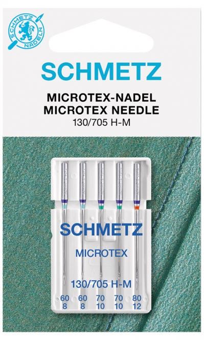 Schmetz Nähmaschinennadel Microtex 60-80
